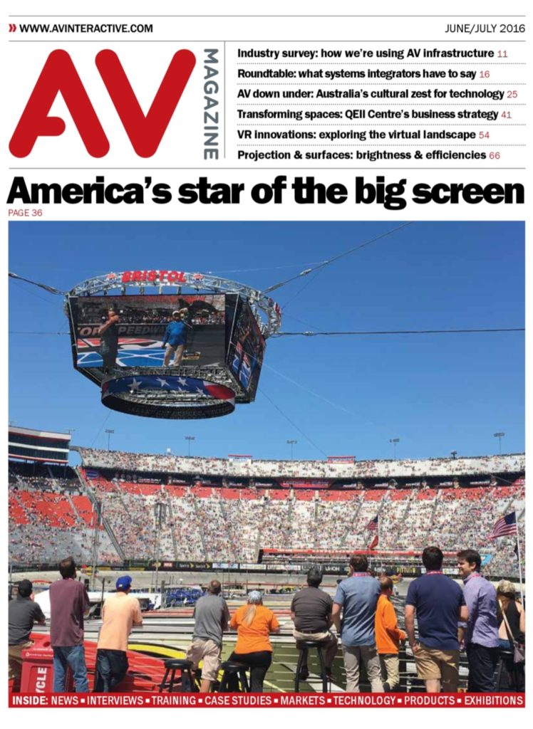 AV magazine title page June 2016